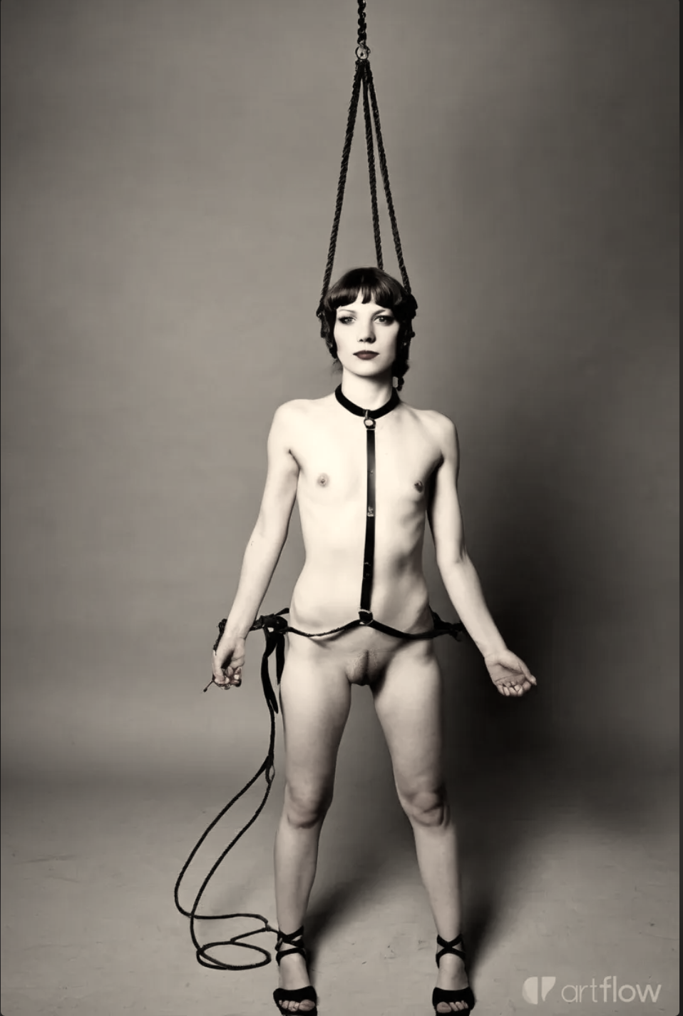 Claire Windsor 1920sFlapper in bondage AI — 25