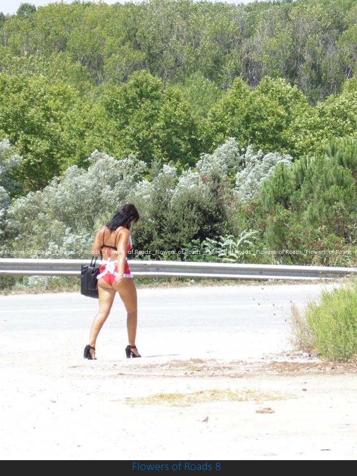 Brunette (ass)flowers of the road from Spain,Italy — 9